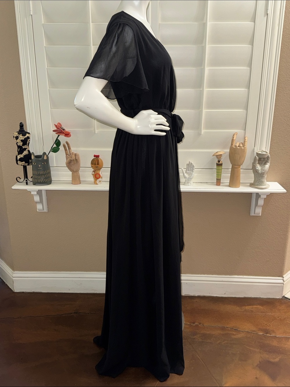 Baltic Born Kristina Maxi Dress Black - Picture 5 of 11